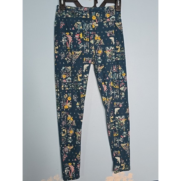 Women's One Size Leggings Lot of 3 Floral Print Stretch OS Buttery Soft Lularoe - Picture 11 of 16